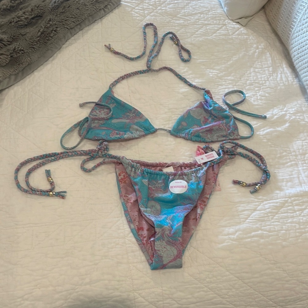 NWT LoveShackFancy x Hurley Mermaid Bikini